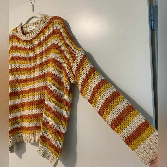 Luca and Grae Crochet Striped Sweater - Picture 3 of 5